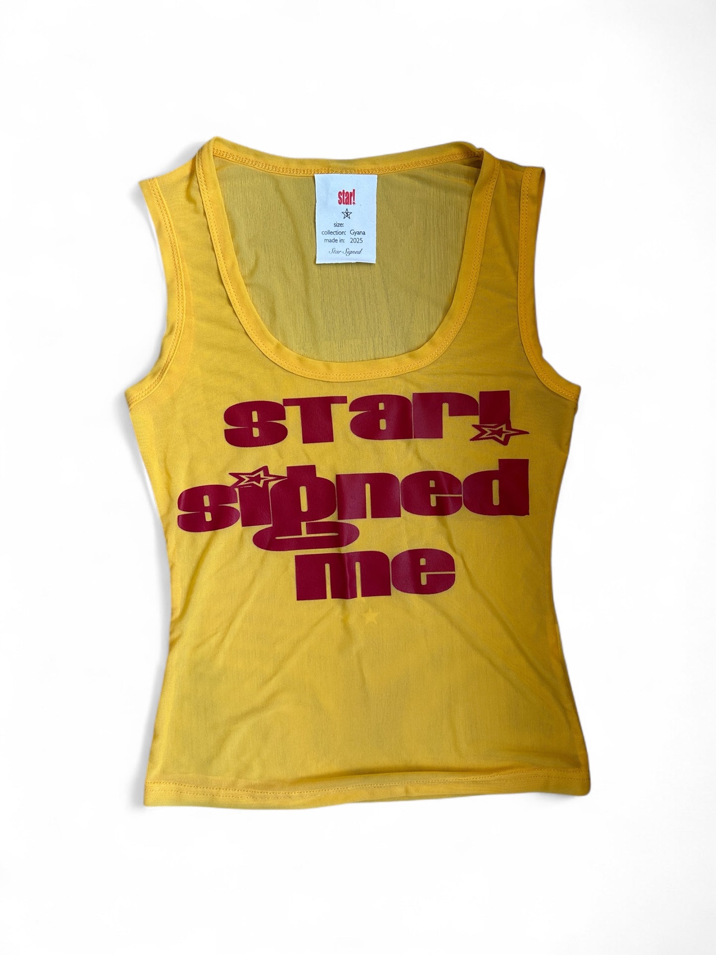 1of1 MESH STAR SIGNED ME TOP