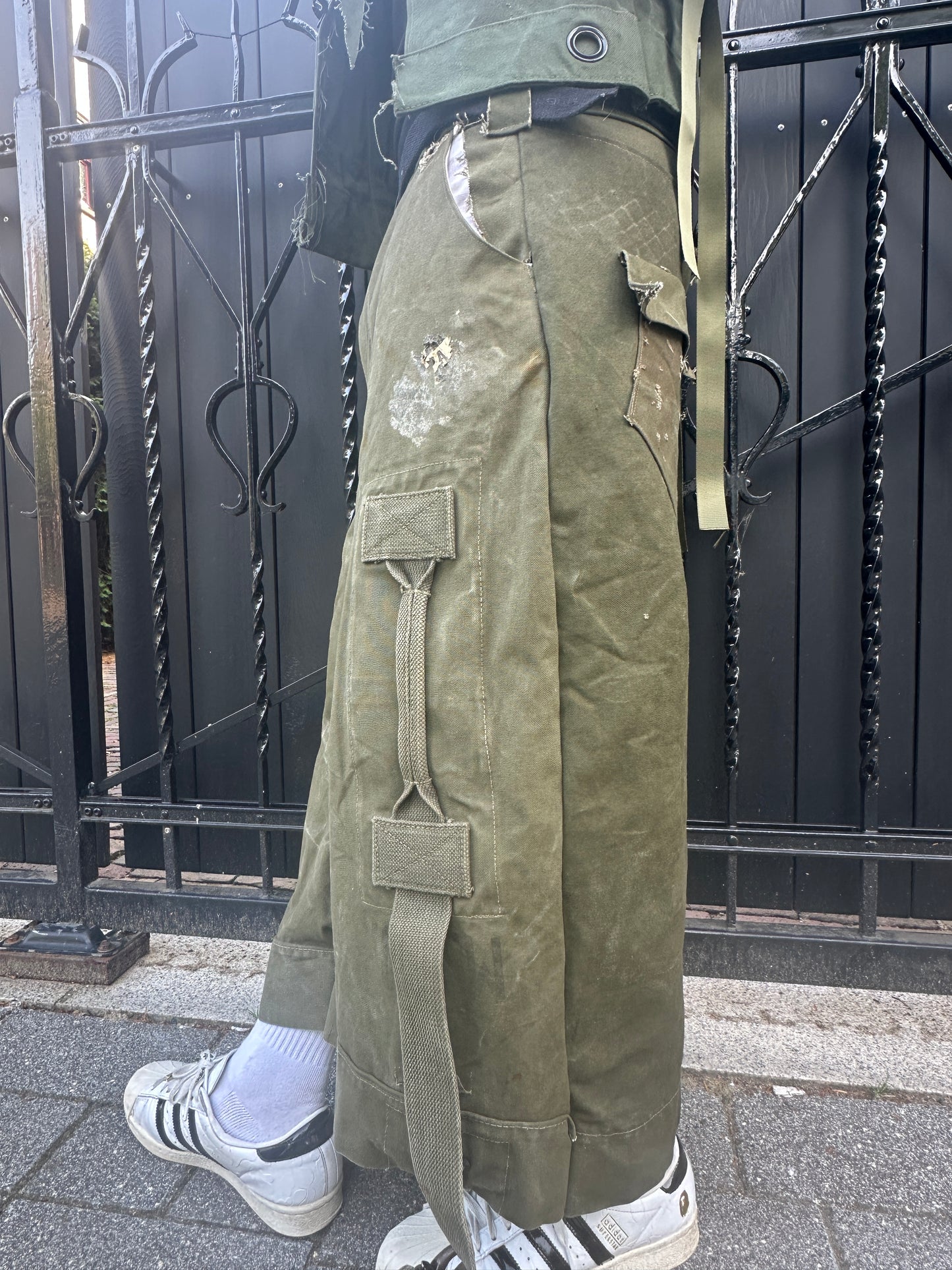 DUFFEL JORTS ARMY GREEN