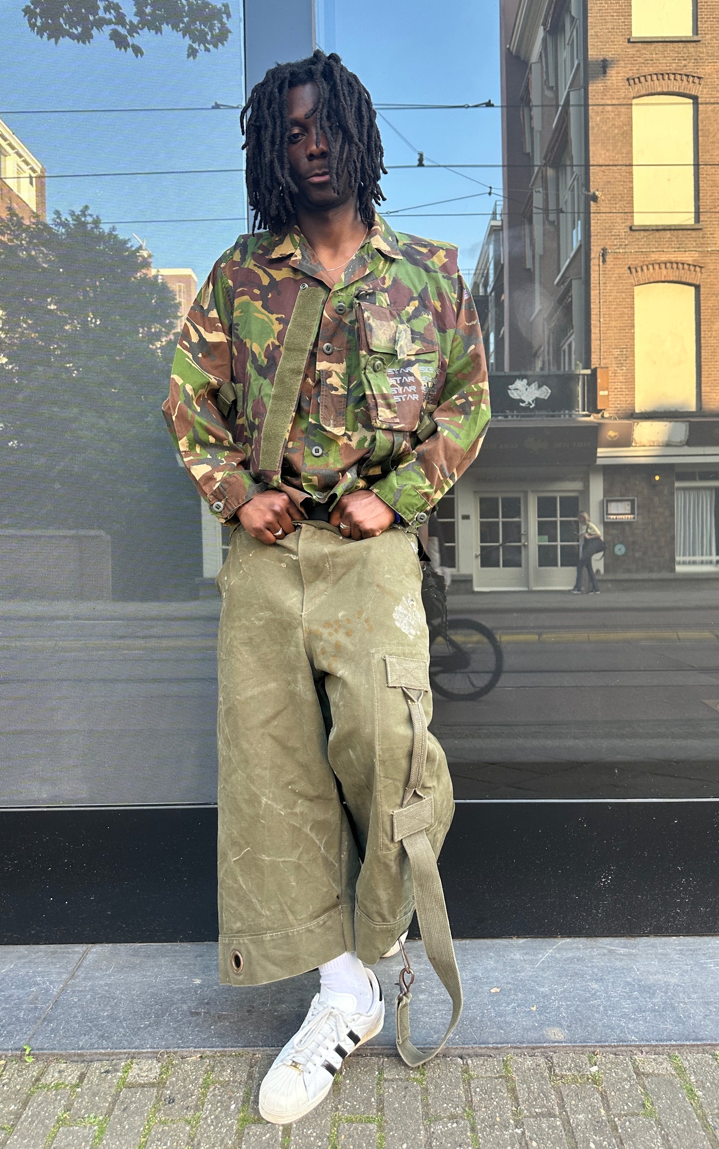 DUFFEL JORTS ARMY GREEN