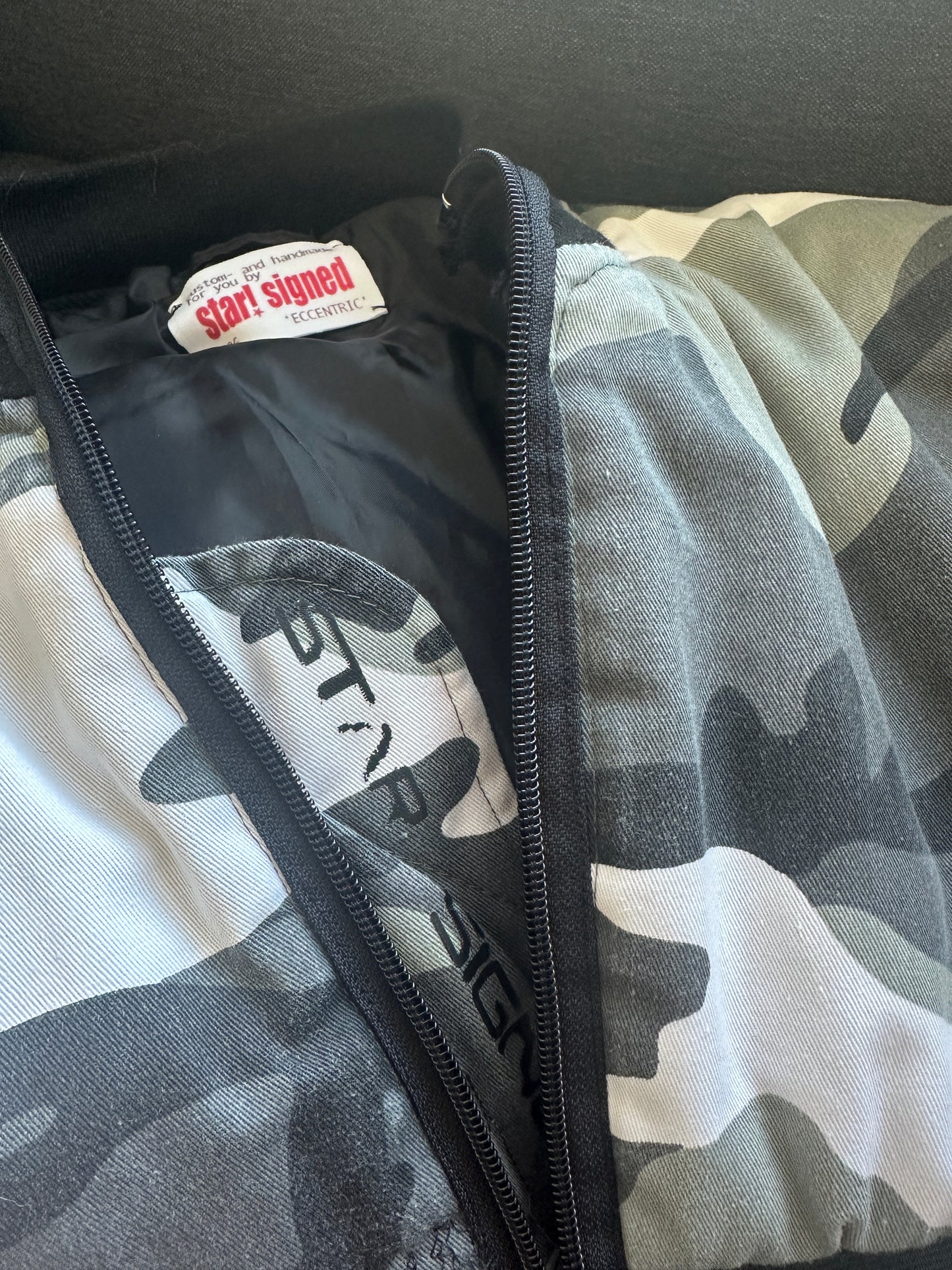 CAMO ECCENTRIC BOMBER