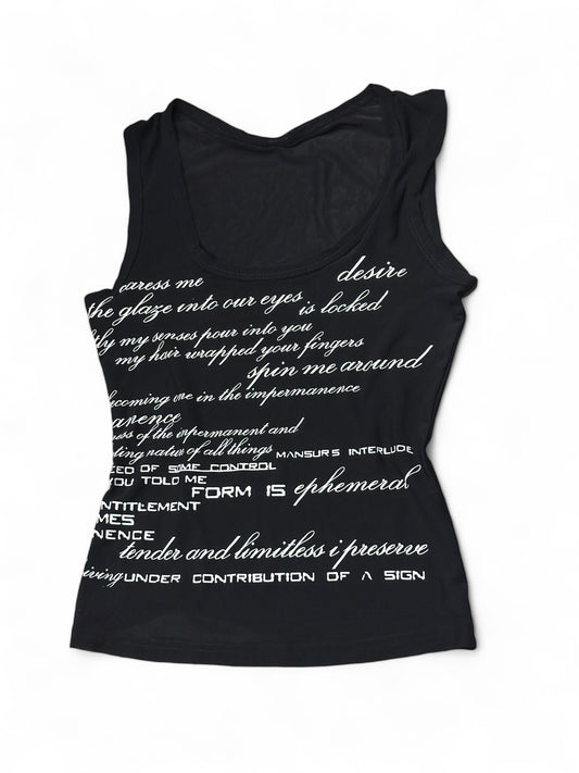 1of1 JOURNAL MESH TANK TOP