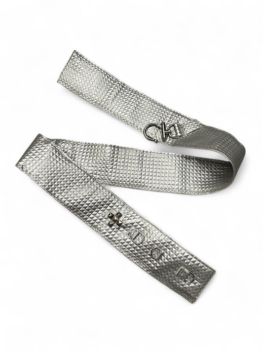 1of1 Silver Studded Waist Belt