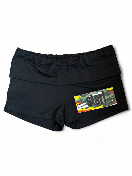 1of1 CAMO FOLD OVER SHORTS