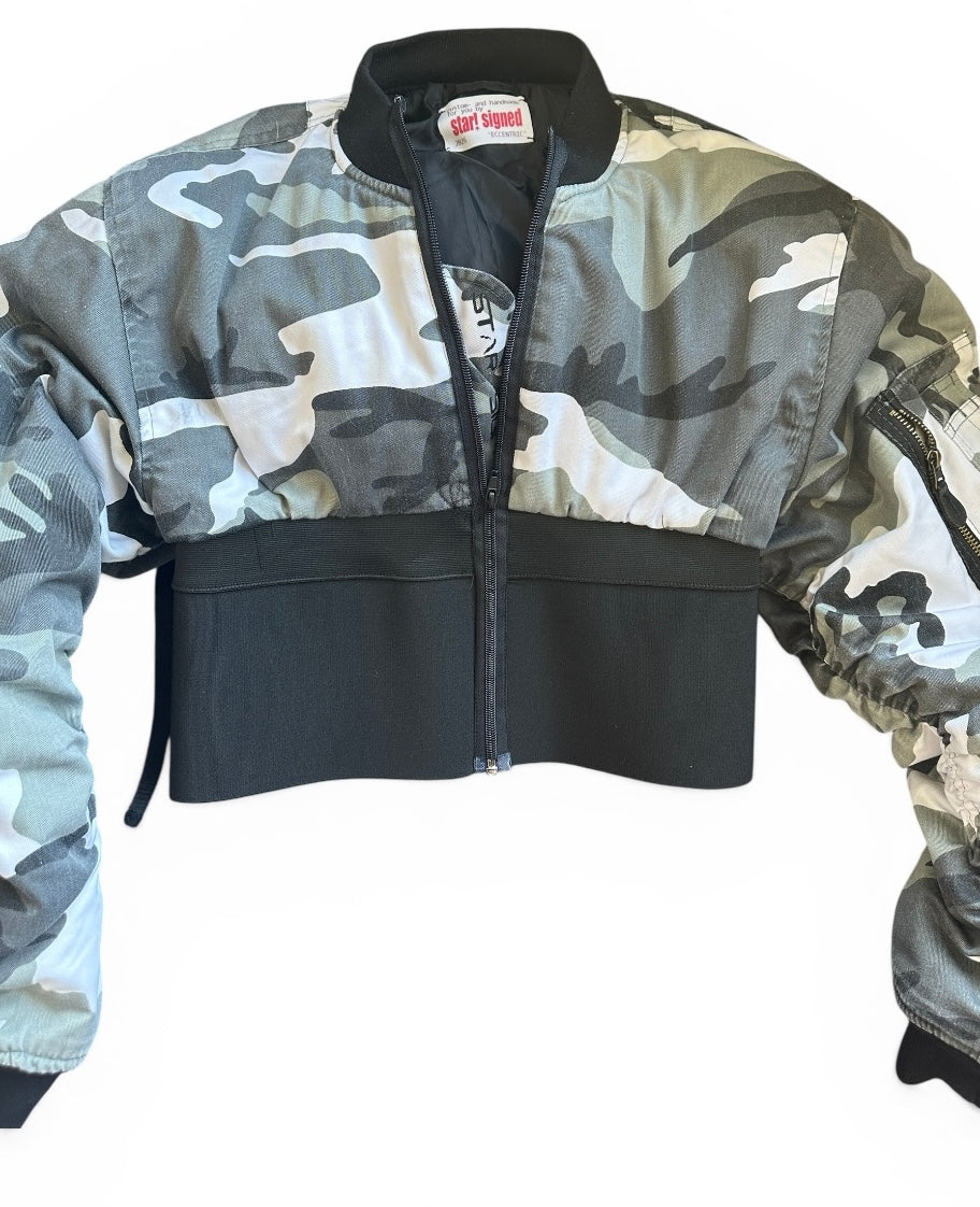 CAMO ECCENTRIC BOMBER