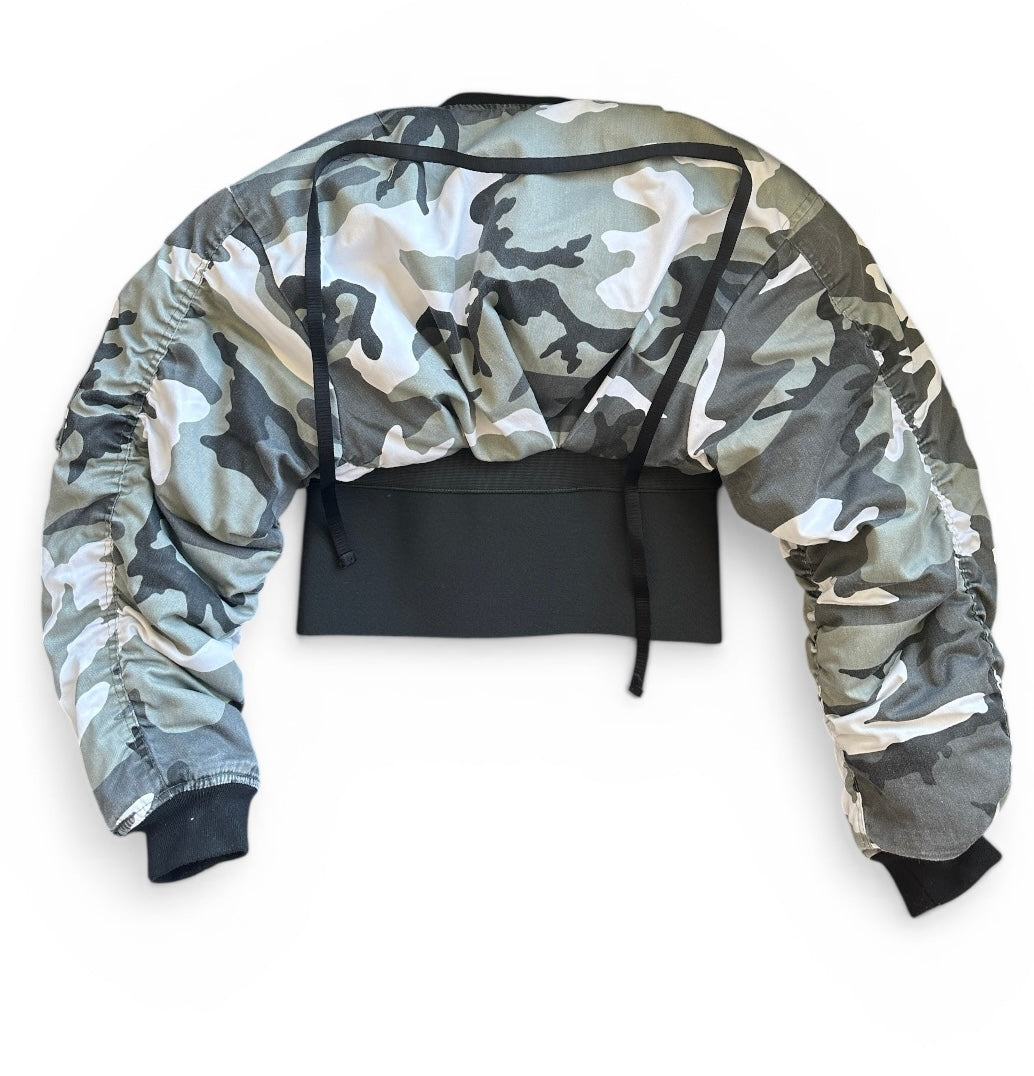 CAMO ECCENTRIC BOMBER