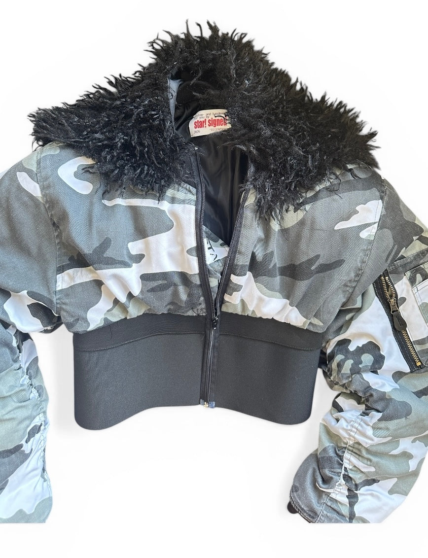 CAMO ECCENTRIC BOMBER